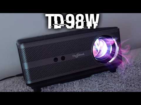 Видео: Телевизор больше не нужен? Обзор классного проектора ThundeaL TD98W - 1600 ANSI люмен!