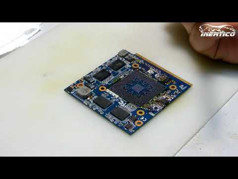 Видео: Ремонт видеокарты ноутбука Acer 7520 - Замена видеочипа