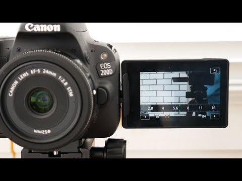 Видео: Настройка фотоаппарата Canon 200D