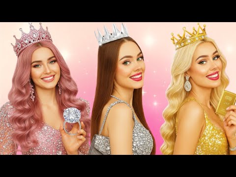 Видео: Из Обычной в Принцессу 👑 Золотая 💛 VS Серебряная 🩶 Преображение!