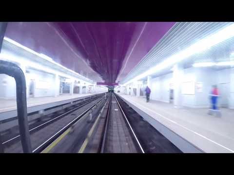 Видео: от Автозаводской до Коломенской. Открытый участок