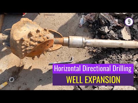 Видео: Горизонтально-направленное бурение. Первое расширение. Как это работает?