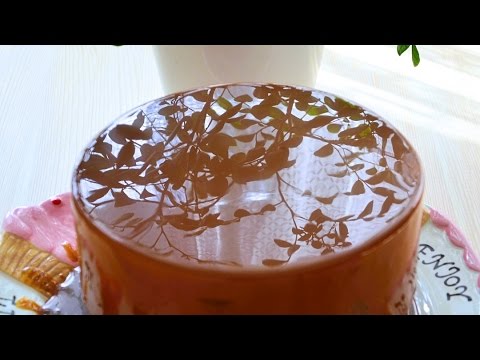 Видео: Зеркальная карамельная глазурь ☆ Caramel mirror glaze