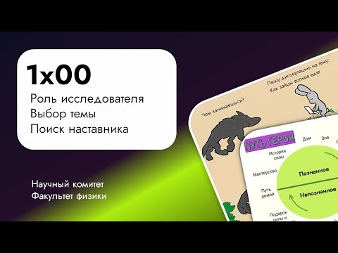 Видео: Роль исследователя. Выбор темы. Поиск наставника