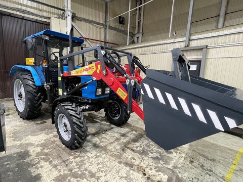 Видео: Установка Погрузчика ПКУ-0,9 на трактор