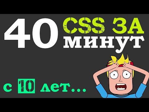 Видео: Учим CSS за 40 минут для начинающих от 10 лет (Основы с нуля)  + Инструмент разработчика