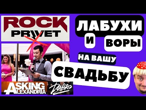 Видео: Rock Privet - лабухи и воры на вашу свадьбу #rockprivet #dabro #askingalexandria  #реакция #кавер