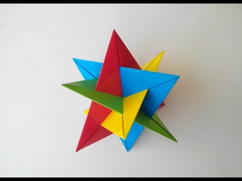 Видео: Как сделать кусудаму WXYZ (Tung Ken Lam), how to make Kusudama.