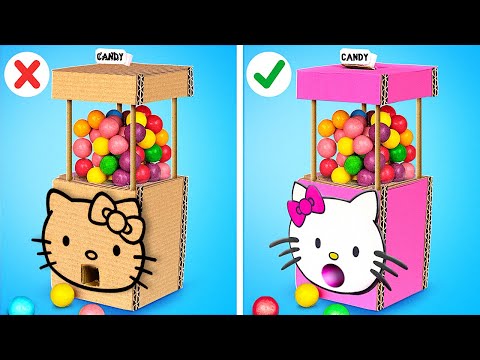 Видео: ВАУ Креативные Картонные Творения | Веселые Советы для Родителей и DIY Проекты от 123 GO Like!