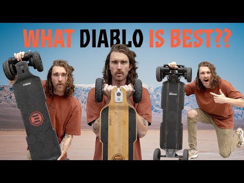 Видео: ОБЗОР EVOLVE DIABLO: СРАВНЕНИЕ ЭЛЕКТРОСКЕЙТОВ DIABLO RENEGADE С DIABLO BAMBOO И CARBON