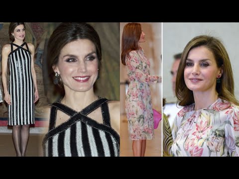 Видео: Очень красивая и стильная королева Испании Летиция. Мода и стиль/Испанская королевская семья/Биог...