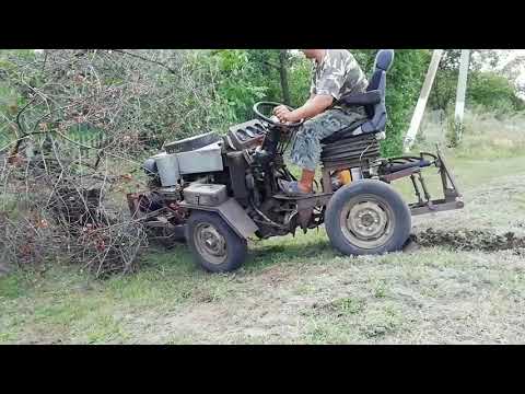 Видео: Самодельная лебедка на минитрактор снова в роботе!