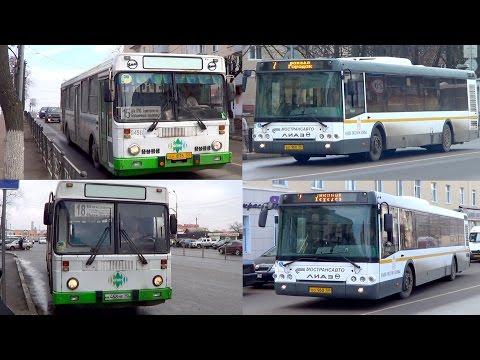 Видео: Автобусы ЛиАЗ-5256 и ЛиАЗ-5292 "Наше Подмосковье" (г. Клин)