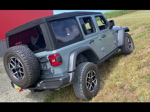 Видео: Wrangler Rubicon Flex с отсоединенным стабилизатором поперечной устойчивости #rubicon #jeep #wran...
