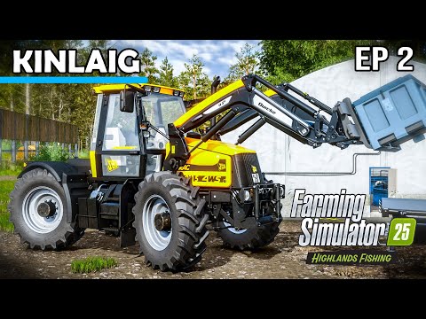 Видео: Запускаем нашу первую рыбную ферму — Highlands Fishing | Farming Simulator 25 — Эпизод 2