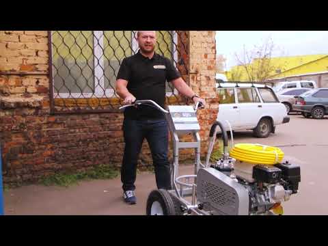 Видео: Николаев Александр рассказывает про РАЗМЕТОЧНУЮ МАШИНУ SCHTAER WEGA 3   ОБЗОР