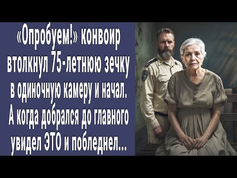 Видео: Опробуем! конвоир втолкнул 75-летнюю зечку в одиночную камеру и начал. А когда увидел ЭТО онемел...