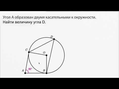 Видео: Задачи с касательными к окружности. Пример 1. | Окружность |  Геометрия
