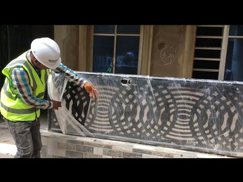 Видео: Цена на лазерную резку перил, лестничных перил, стоек для резервуаров с водой, перил для заборов ...