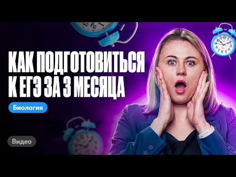 Видео: Что делать, когда до ЕГЭ 3 МЕСЯЦА?! | ЕГЭ по биологии | Ксения Напольская
