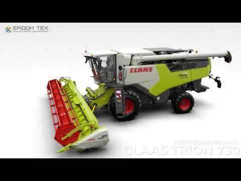 Видео: НОВИЙ CLAAS TRION 730. Демонстрація в Полтавській області