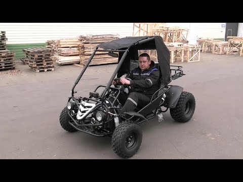 Видео: Багги 200 куб.см., краткий обзор, покатушки.