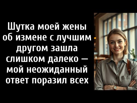 Видео: Шутка моей жены об измене с лучшим другом зашла слишком далеко — мой неожиданный ответ поразил всех