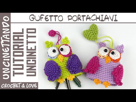 Видео: Покажу, как сделать сову-брелок крючком 🦉