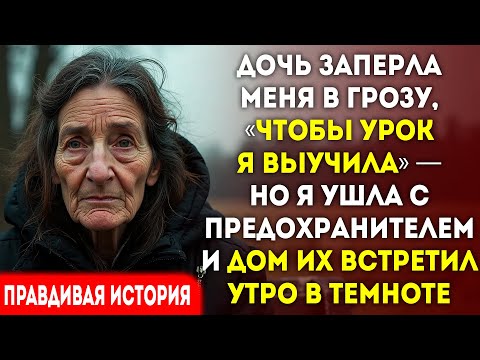 Видео: Меня выгнали под молнию «чтобы научить». Я вырубила им свет и ушла