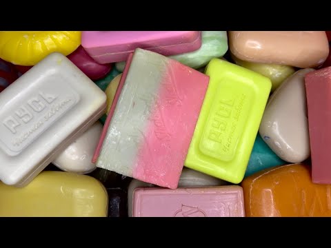 Видео: ASMR 🎶Cutting soap🔪Резка мыла 🧺