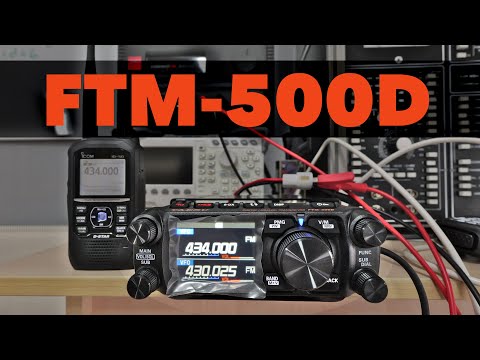 Видео: Радиостанция мобильная Yaesu FTM-500D