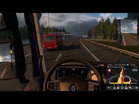 Видео: Euro Truck Simulator 2 Рейс СПБ Луга, на электрическом грузовике  # 5