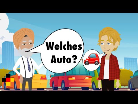 Видео: Изучение немецкого языка | Покупка новой машины | Диалог с субтитрами