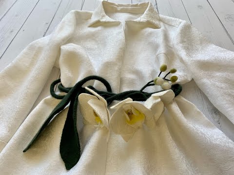 Видео: МК по валянию «Пояс орхидея» ч.2