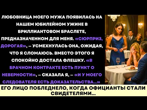 Видео: Любовница Моего Мужа Надела Мой Браслет С Бриллиантами На Ужин — Я Спокойно Перевернула Игру