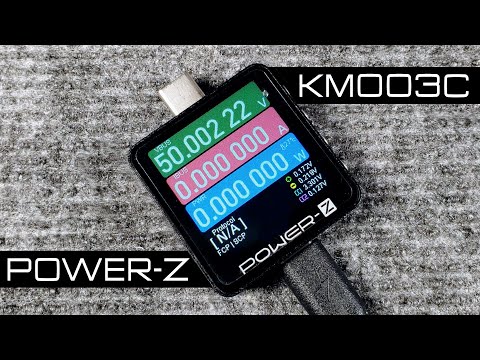 Видео: POWER Z KM003C от ChargerLAB: маленький USB-тестер с большими возможностями