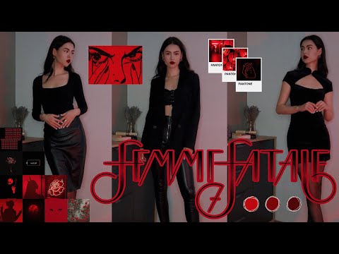 Видео: DARK FEMME FATALE 💋🍷🥀 Составляю Образы В Стиле Темная Женская Энергия