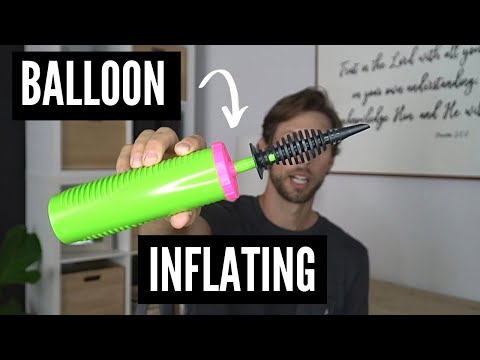 Видео: Как надувать воздушные шары при создании фигурок животных из воздушных шаров