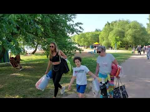 Видео: Сегодня День Рождения Светланы! Минское море! 3ч. Пляж №5. 10 июня 2023г.