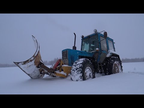 Видео: мтз 80 с мостом газ 66 4х4 ТЕСТ по глубокому снегу