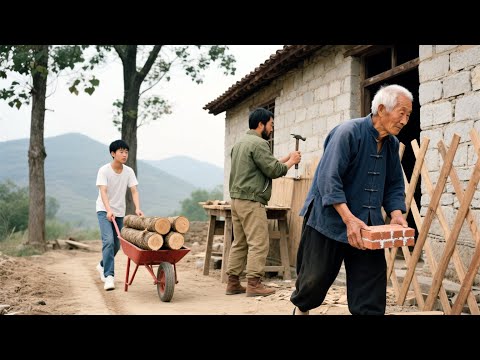 Видео: 👴👨👦 Три поколения бабушек и дедушек с внуками ремонтировали старый дом #дом #строительство