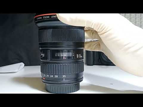 Видео: canon ef 16-35 f2.8 usm II попадание воды.