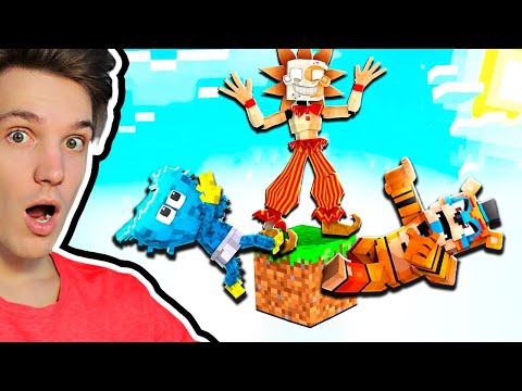 Видео: СОЛНЦЕ СКИНУЛ ВСЕХ С ОДНОГО БЛОКА В МАЙНКРАФТ