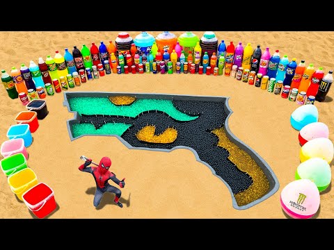 Видео: Как сделать гигантский игрушечный пистолет из шариков Orbeez и популярных газированных напитков, ...
