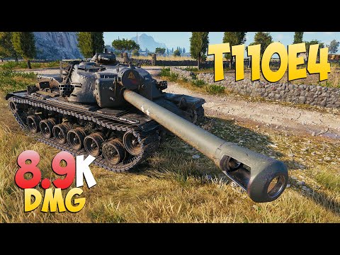 Видео: T110E4 - 6 Kills 8.9K DMG - Мясной! - Мир Танков