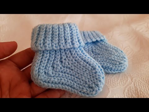 Видео: 0-3 oylik Chaqaloqlar uchun paypoq to'qish. Крючокда Чаķалоķлар учун пайпоķ тýқиш. Вязание носочки
