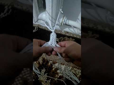 Видео: 11 Өрім (таспа). Жүген, ноқта өру. weaving Узда, уздечка плетение.