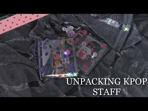 Видео: Распаковка кпоп стаффа / вещи для биндера / Unpacking kpop stuff / things for the binder ° ♡  ⁺