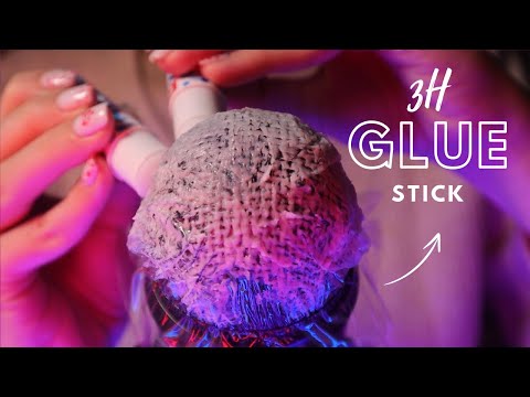 Видео: [ASMR] Липкое Шуршание: Клей-Карандаш | 3 Часа Магии Для Глубокого Сна (Без Слов)