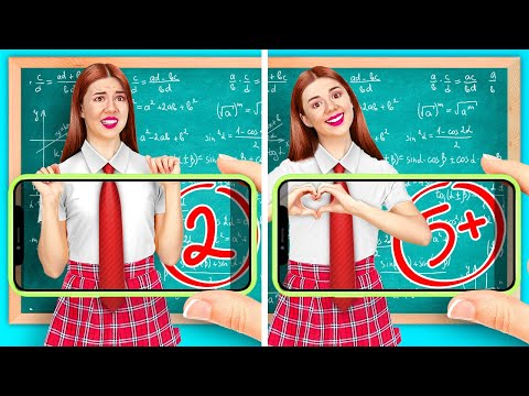 Видео: МОЯ МАМА - ДИРЕКТОР ШКОЛЫ || Меня усыновили богачи || Лайфхаки и крафты для школы от 123 GO Like!